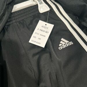 Adidas Kids Black Track Pants